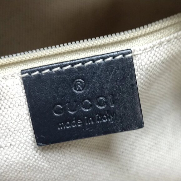 Authentic Gucci Brown Canvas Hand Bag mn660-121325 - Picture 16 of 16